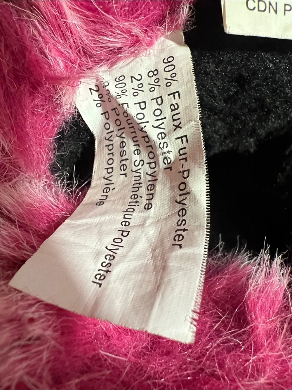 Kamik Kids Bright Pink Faux-Fur Winter Boots with Black Shell